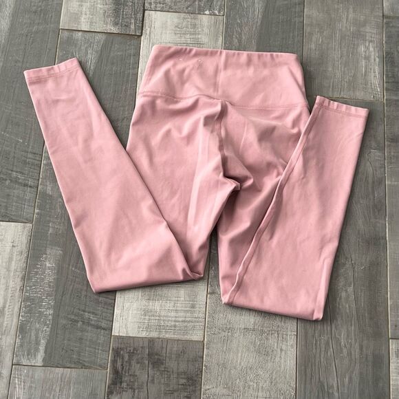 American Eagle pink high rise full length leggings tights size xs - Picture 3 of 10